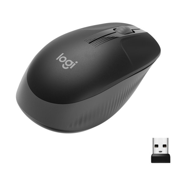 МИШКА LOGITECH M190 - RF, 1000 dpi, 1x AA - Wireless / Безжична - Black - PN 910-005905
