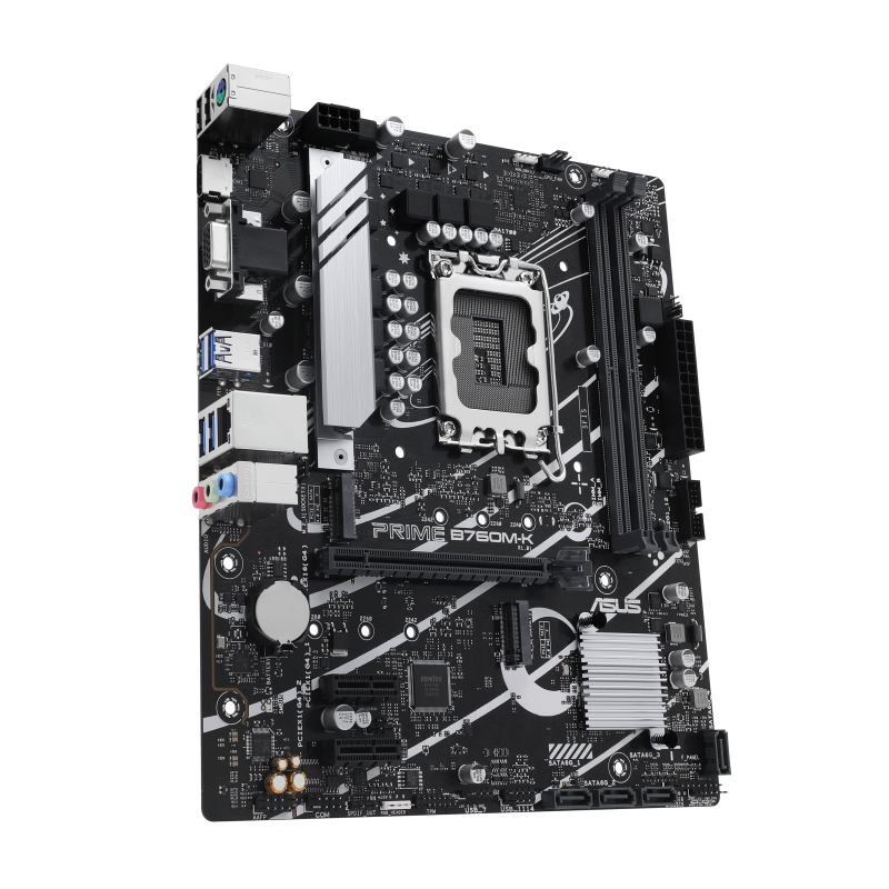 Дънна платка Asus Motherboard PRIME B760M-K / 90MB1FI0-M1EAY0 - Black - PN 90MB1FI0-M1EAY0