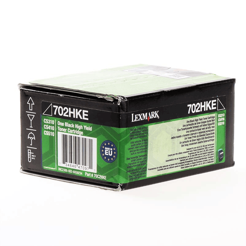 Тонер касета за Lexmark CS310dn/CS310n/CS510de/CS410n - Toner - 702HK / 70C2HKE - Black - XL - PN 70C2HKE