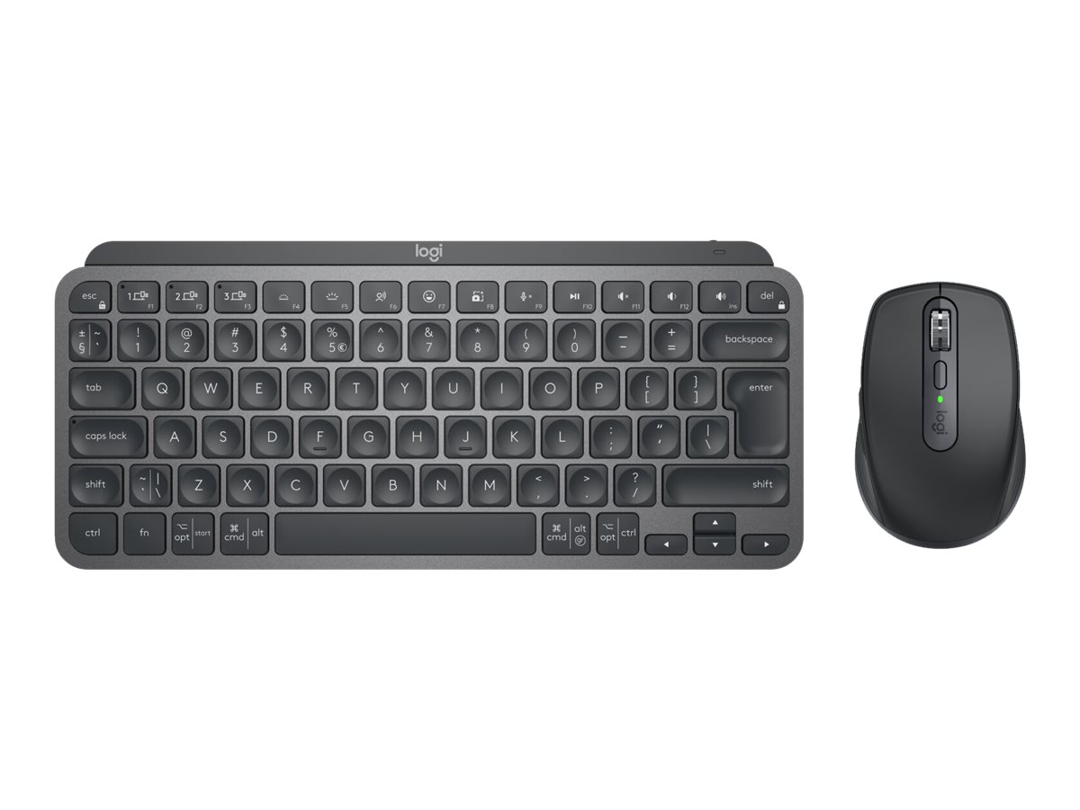 КОМПЛЕКТ МИШКА + КЛАВИАТУРА LOGITECH MX Keys MINI BUSINESS DE НЕМСКИ - Black - PN 920-011054