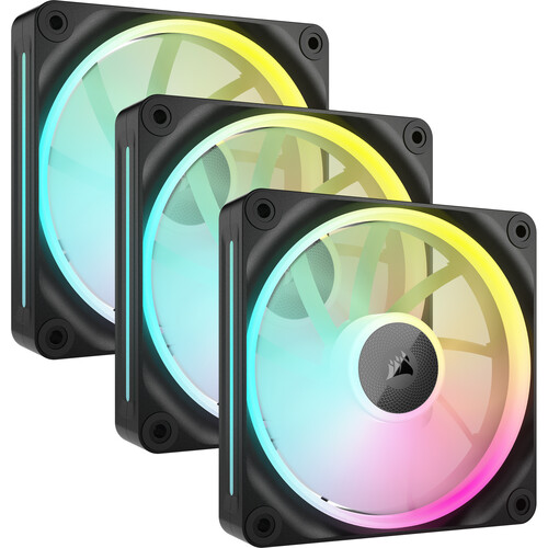 Вентилатор комплект 3 бр.Corsair Fan LX120 RGB / CO-9051026-WW Black 3-Pack - PN CO-9051026-WW
