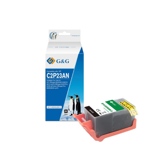 ГЛАВА ЗА HEWLETT PACKARD Officejet Pro 6830 e-All-in-One Printer - HIGH CAPACITY - Black - /934XL/ - C2P23AE - PN NP-H-0934XLBK - G&G