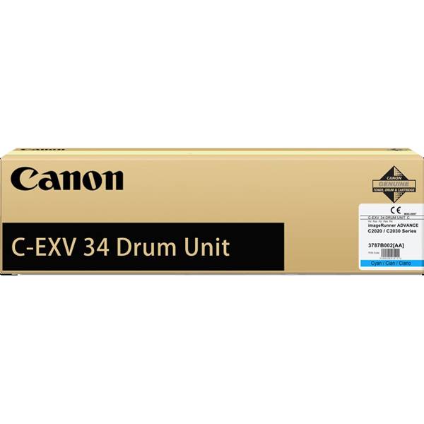 БАРАБАННА КАСЕТА ЗА CANON IR ADV C2020/C2025/C2030/C2220/C2225/C2230 - TYPE C-EXV34 - Cyan - DRUM UNIT - PN CF3787B003[AA]