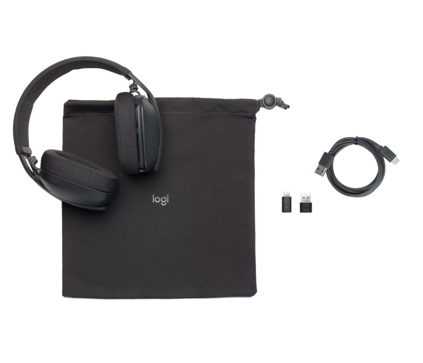 Слушалки Logitech Headset Logi Zone Vibe Graphite - PN 981-001157