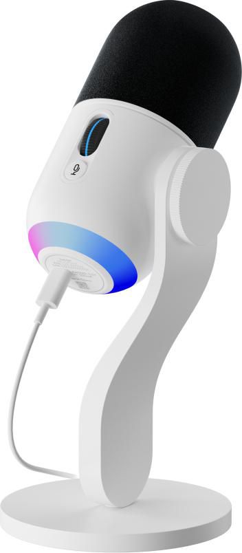 Микрофон Logitech Microphone Yeti GX Dynamic RGB / 988-000576 White - PN 988-000576