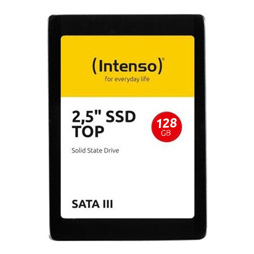 ВЪТРЕШЕН ТВЪРД ДИСК Intenso SSD Top - 128 GB - 2,5" - SATA 6 GB/s - PN 3812430