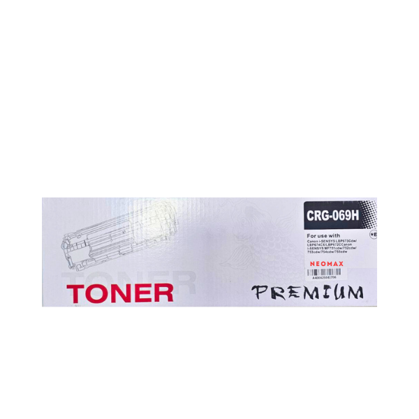 КАСЕТА ЗА CANON i-SENSYS LBP673 series/i-SENSYS MF752/M754 Series - HIGH CAPACITY - 5098C002AA - Black - WITH CHIP / С ЧИП - CRG069HBK (CRG-069HBK) - PN CT-CRG069HBK - NEOMAX