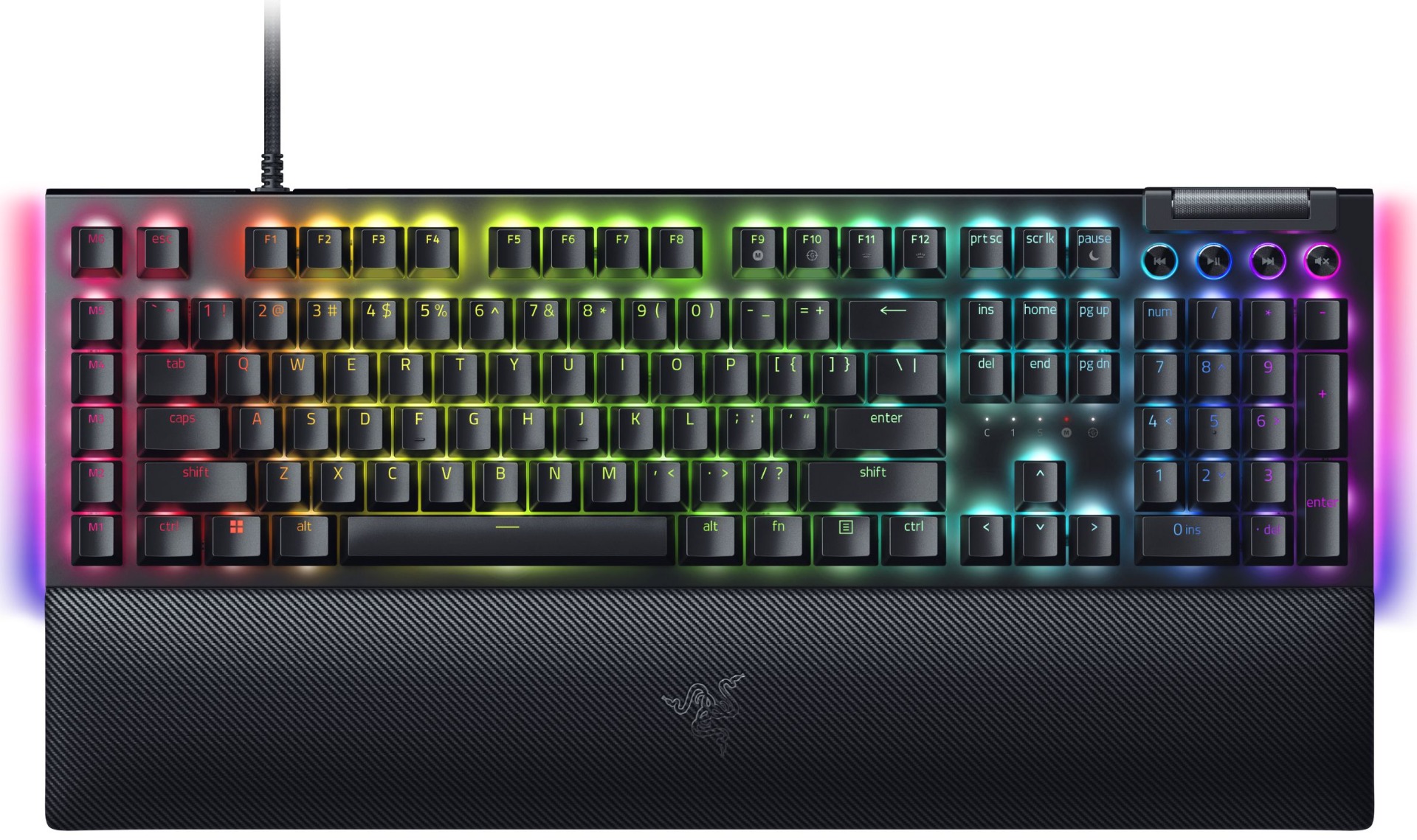 Гейминг клавиатура Razer Keyboard BlackWidow V4 / RZ03-04690100-R3M1 - Black - PN RZ03-04690100-R3M1