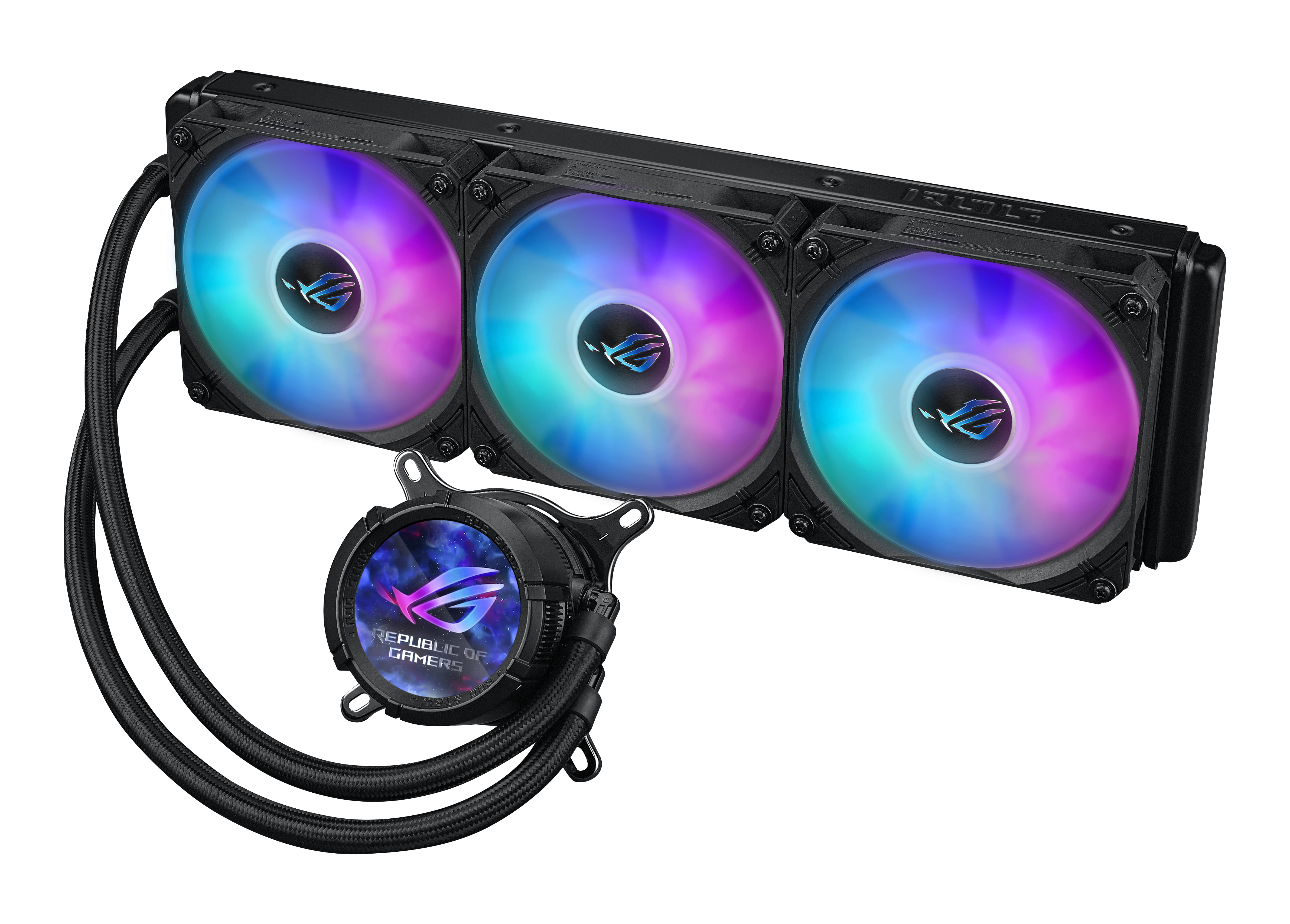 Водно охлаждане Asus Water cooling ROG Strix LC III 360 ARGB LCD / 90RC00W1-M0UAY0 Black XL - PN 90RC00W1-M0UAY0
