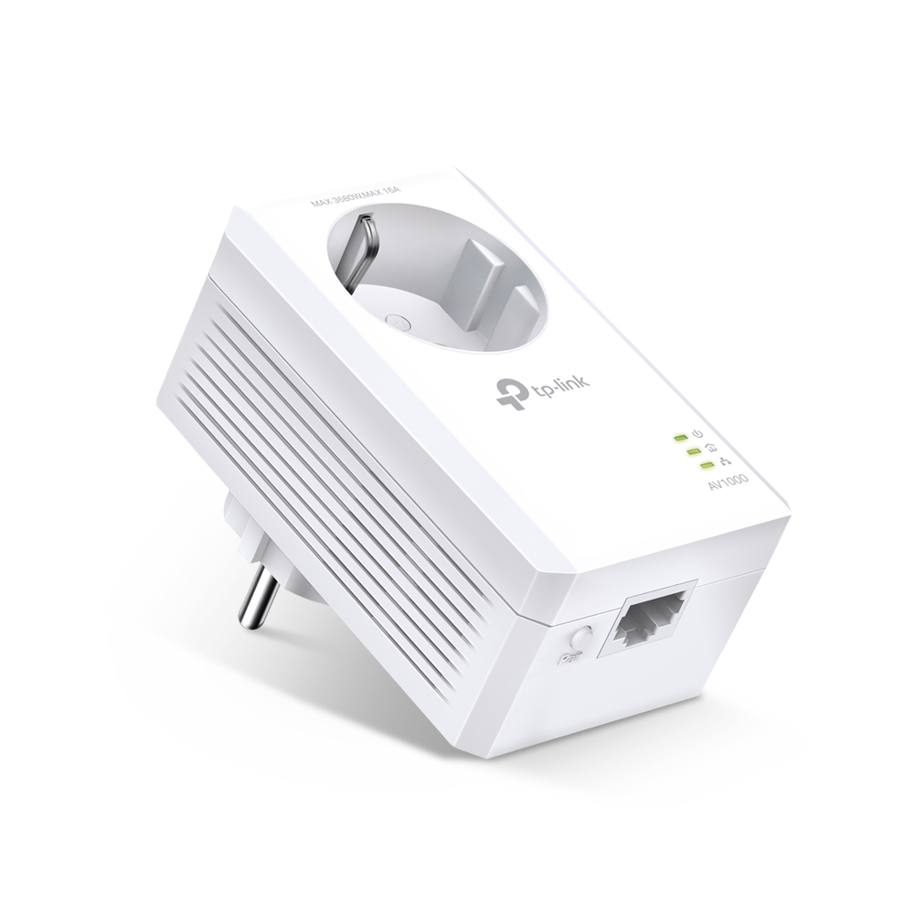 Powerline адаптер TP-LINK Powerline Station TL-PA7017P / TL-PA7017P - White - PN TL-PA7017P