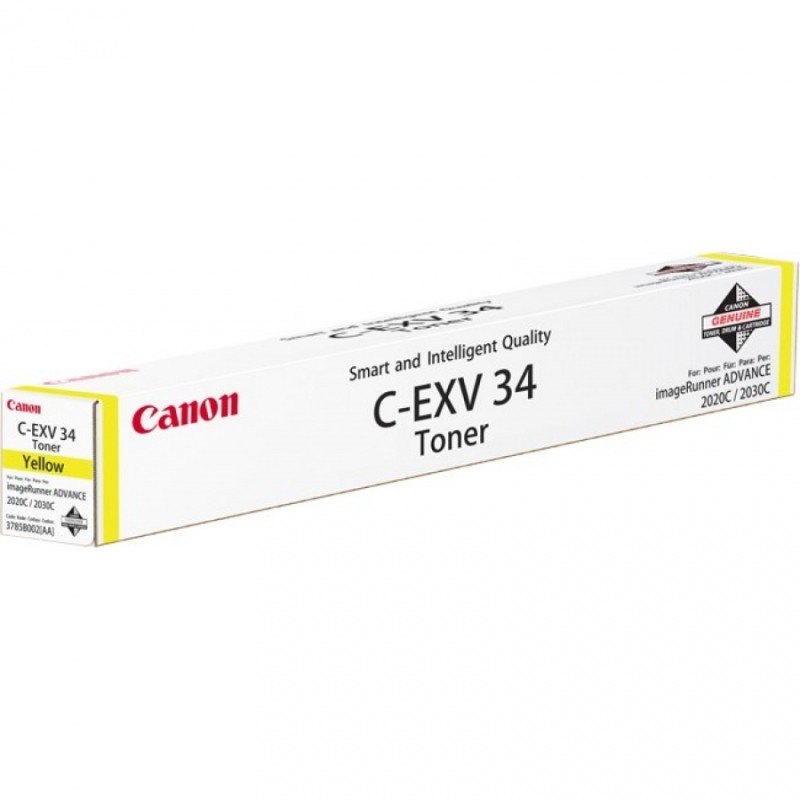 TОНЕР КАСЕТА ЗА CANON IR ADV C2020/C2025/C2030/C2220/C2225/C2230 - TYPE C-EXV34 -  Yellow - PN CF3785B002[AA]