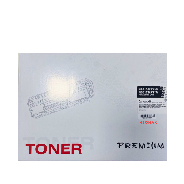 БАРАБАННА КАСЕТА ЗА LEXMARK MS310/MS410/MS510/MS610/MX310/MX410/MX510/MX511/MX610/MX611 - Black - DRUM UNIT - /500Z/ - 50F0Z00 - PN LD-DRMS310 - NEOMAX