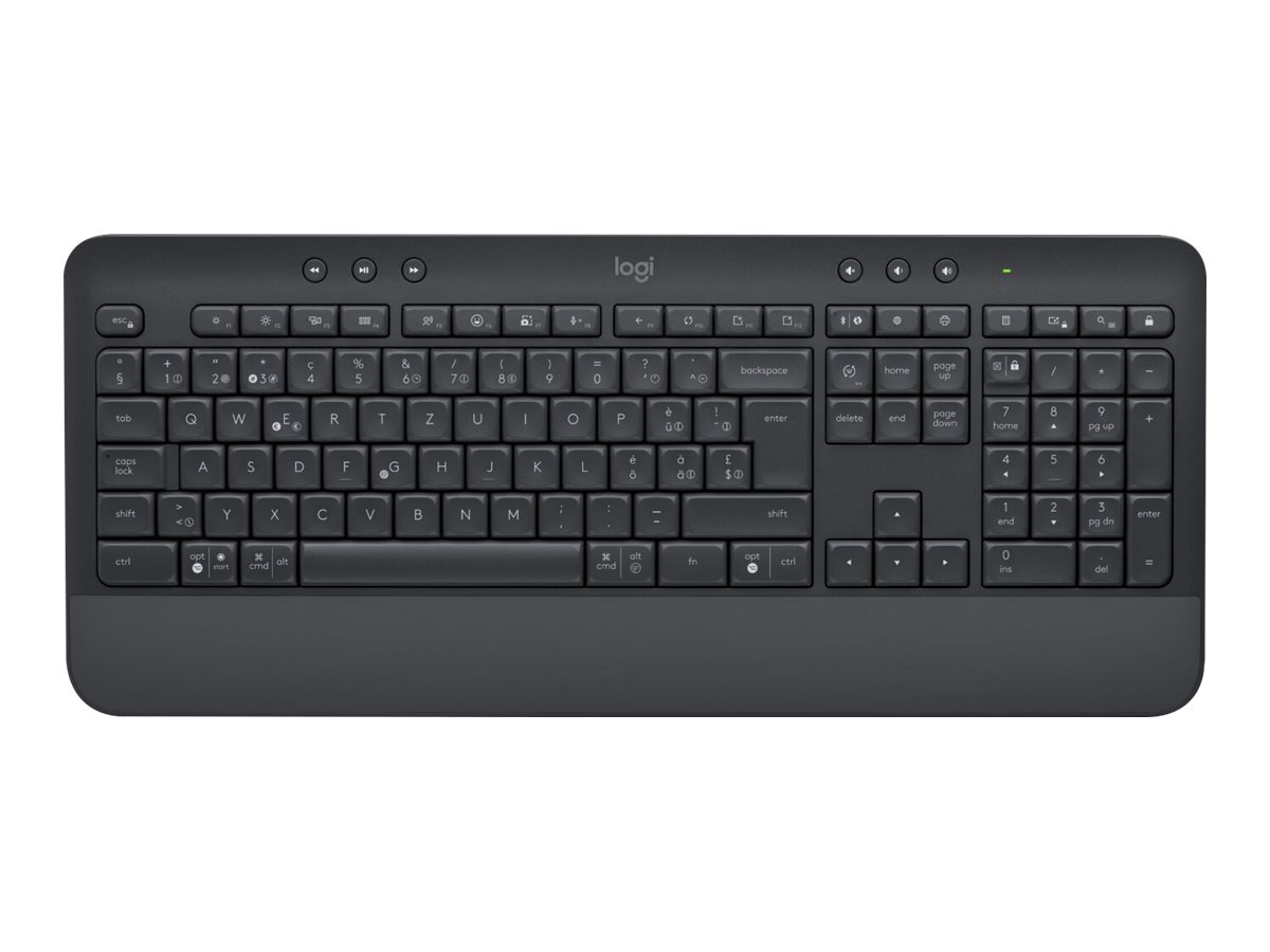 КОМПЛЕКТ МИШКА + КЛАВИАТУРА LOGITECH MK650 US - Wireless / Безжична - БЕЗ БДС КИРИЛИЗАЦИЯ (WITHOUT BDS CYRILLIC) - Black - PN 920-011004