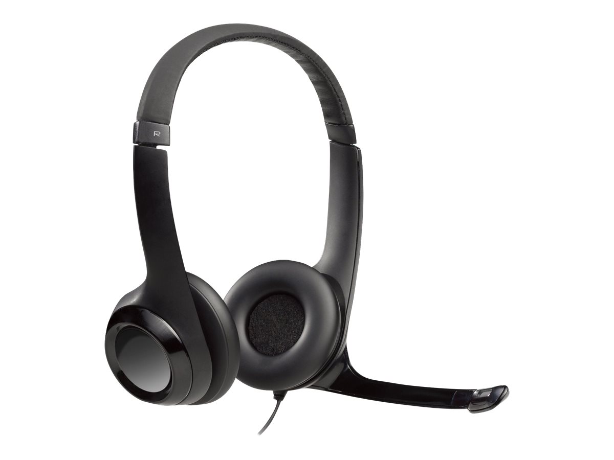СЛУШАЛКИ LOGITECH H390 - Black - PN 981-000406