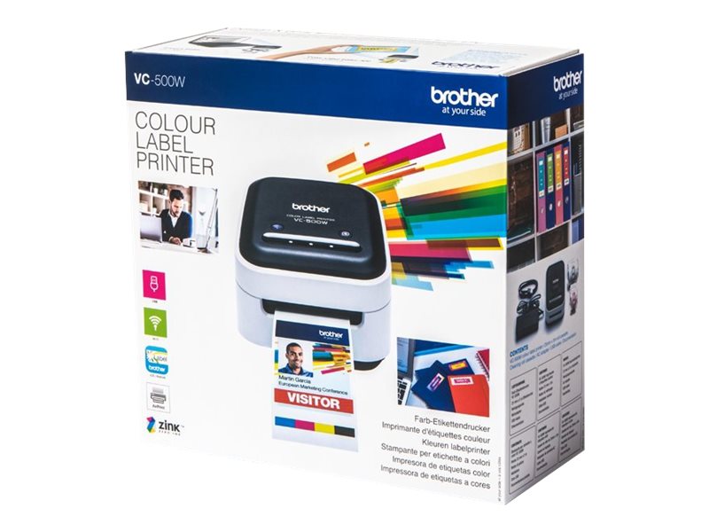 ПЪЛНОЦВЕТЕН ЕТИКЕТЕН ПРИНТЕР BROTHER VC-500W (VC500W) - PN VC500WZ1