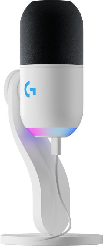 Микрофон Logitech Microphone Yeti GX Dynamic RGB / 988-000576 White - PN 988-000576