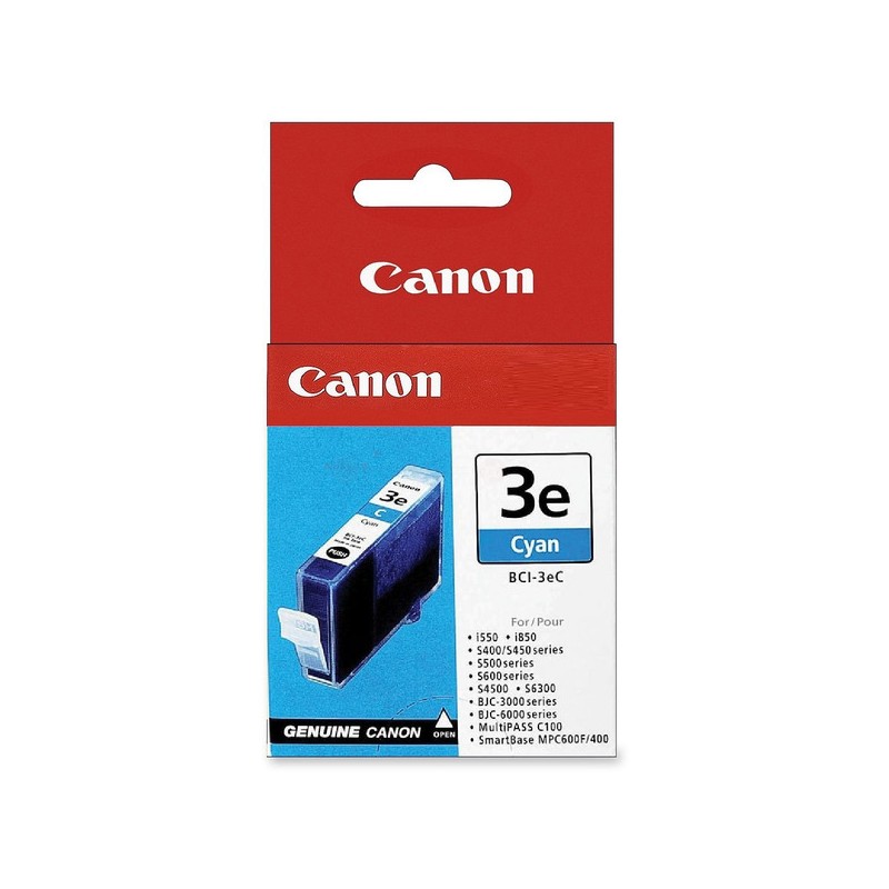 ГЛАВА ЗА CANON i550/850/6100/6500/S400/S500/S600/S45000 - BJC-3000/BJC-6000 - Cyan - BCI-3eC (BCI3eC) - PN 4480A002