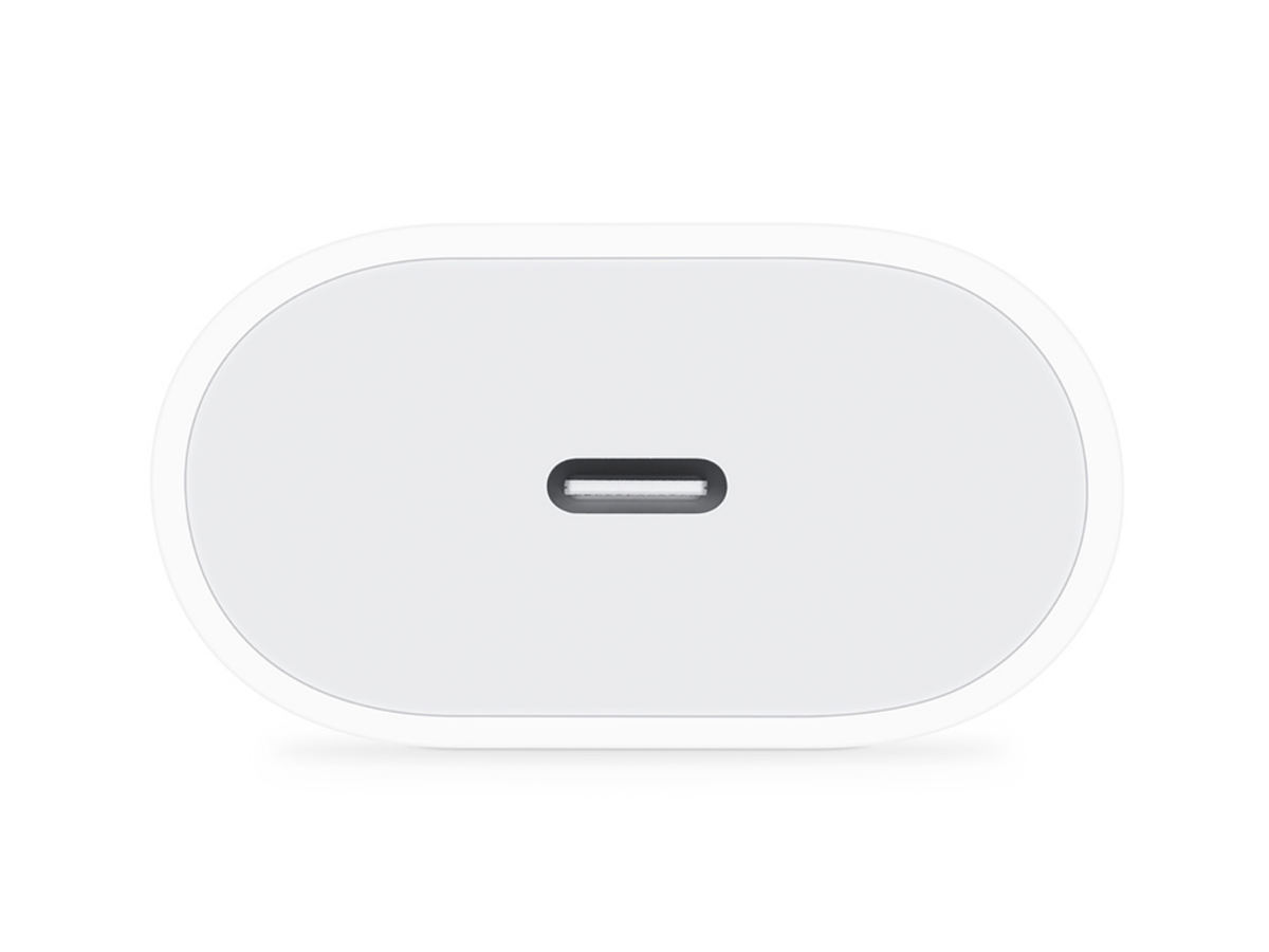 АДАПТЕР APPLE - USB-C - Mobile device charger Universal White AC Fast charging Indoor - 20 W - White - PN MUVV3ZM