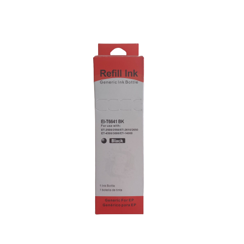 БУТИЛКА УНИВЕРСАЛНО  МАСТИЛО ЗА EPSON ЕТ 2500/2550/2610/2650/3600/4500/14000 - Ink Bottle - Black - /664/ -  PN EI-T6641 - NEOMAX