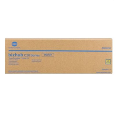 ТОНЕР КАСЕТА ЗА KONICA MINOLTA BIZHUB C20 Series - Yellow - TN318Y (TN-318Y) -  PN A0DK253
