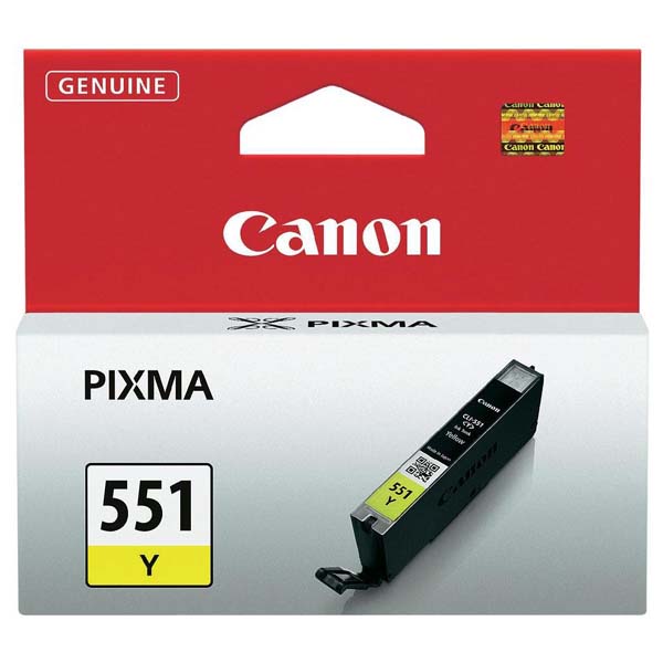 ГЛАВА ЗА CANON PIXMA IP7250/PIXMA MG5450/MG6350 - Yellow - ink tank - /551/ - CLI-551Y (CLI551Y) - PN 6511B001