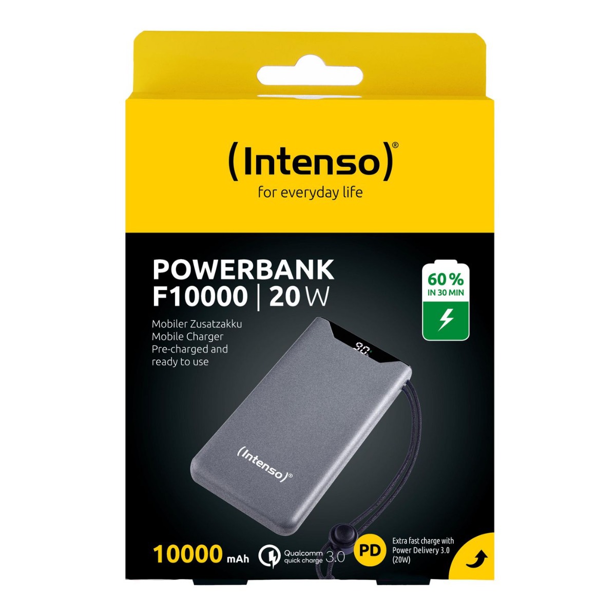 Външна батерия Intenso power bank F10000 - 10000 mAh - PN 7332034