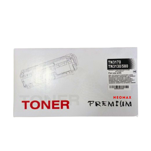 УНИВЕРСАЛНА КАСЕТА ЗА BROTHER DCP 8060/MFC 8460/8660/8860/8870/HL 5250/5270 - HIGH CAPACITY - TN3170 (TN-3170)/TN3130 (TN-3130) - Black - PN BT-TN3170 - NEOMAX