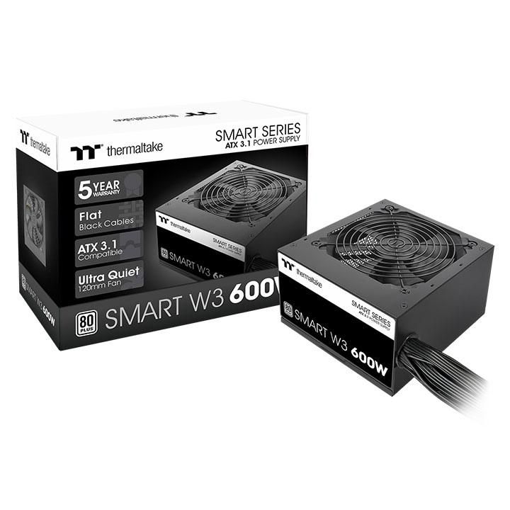 Захранване Thermaltake Power supply unit Smart W3 600W / PS-SPW-0600NNFAWE-1 Black - PN PS-SPW-0600NNFAWE-1