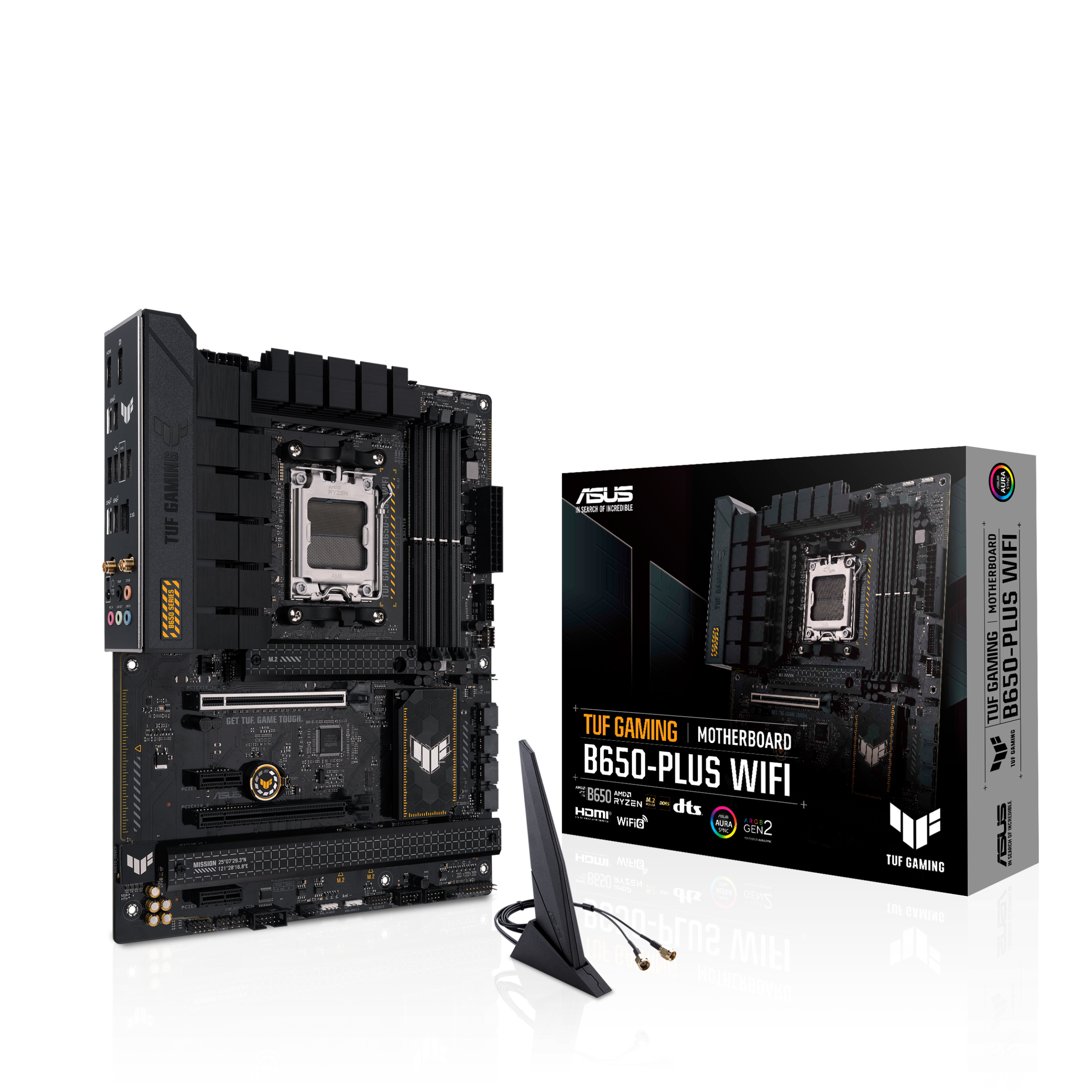 Дънна платка Asus Motherboard TUF GAMING B650-PLUS WIFI / 90MB1BZ0-M0EAY0 - Black - PN 90MB1BZ0-M0EAY0