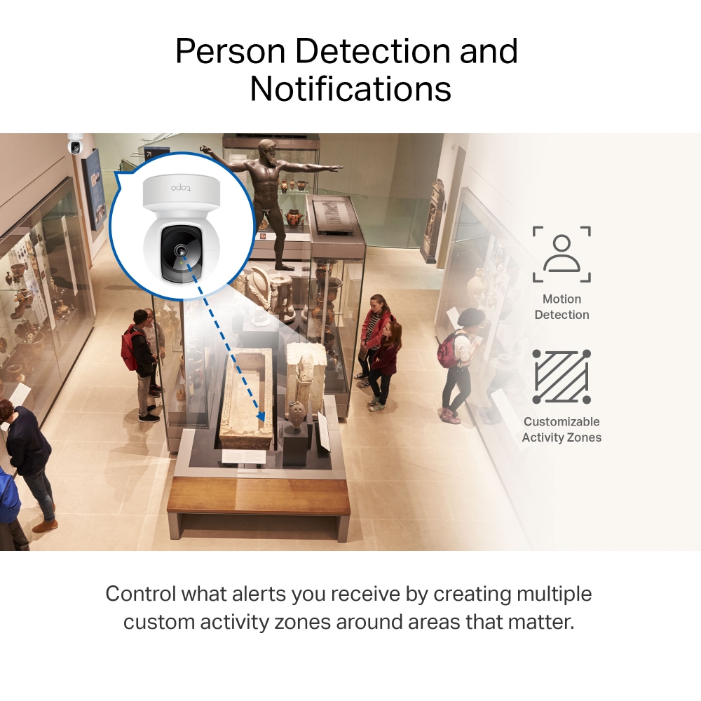 Камера за видеонаблюдение TP-LINK Surveillance camera C212 / TAPO C212 - White - PN TAPO C212