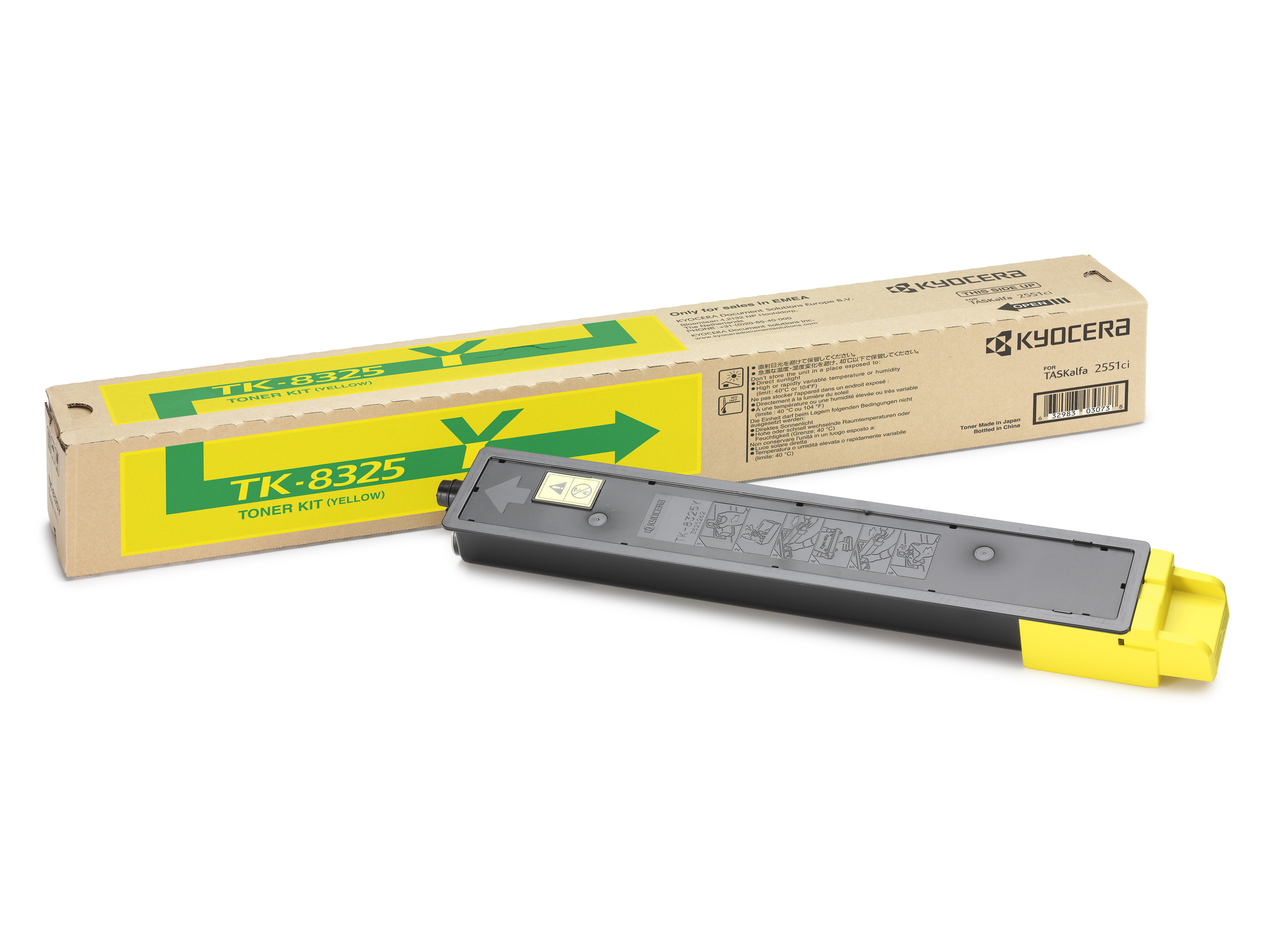 Тонер касета за Kyocera TASKalfa 2551ci/CS2551ci - Toner - TK-8325Y (TK8325Y) / 1T02NPANL0 - Yellow - PN 1T02NPANL0