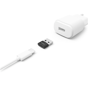 АДАПТЕР HAMA - USB-A to USB-C - Black - PN 00201532