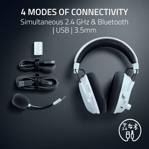 Гейминг слушалки Razer Headset BlackShark V3 Pro / RZ04-05400200-R3M1 - White - PN RZ04-05400200-R3M1