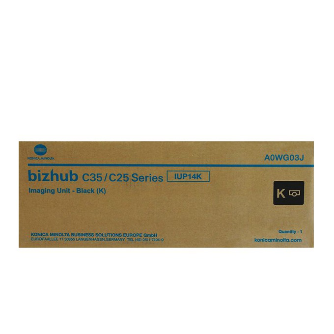 БАРАБАННА КАСЕТА ЗА KONICA MINOLTA BIZHUB C35/C35P/C25 - Black - DRUM UNIT - IUP14K (IUP-14K) - PN A0WG03J