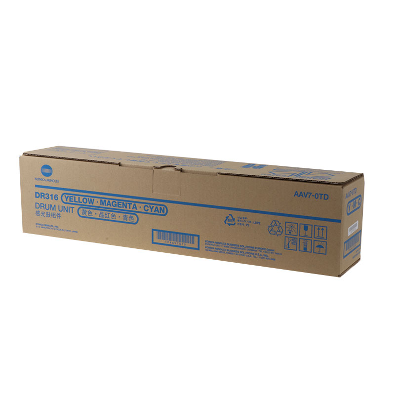 Барабанна касета за Konica Minolta bizhub C360i/C300i/C250i/C251i/C301i/C361i - DRUM UNIT - DR316C (DR-316C) / AAV70TD - C/M/Y - PN AAV70TD