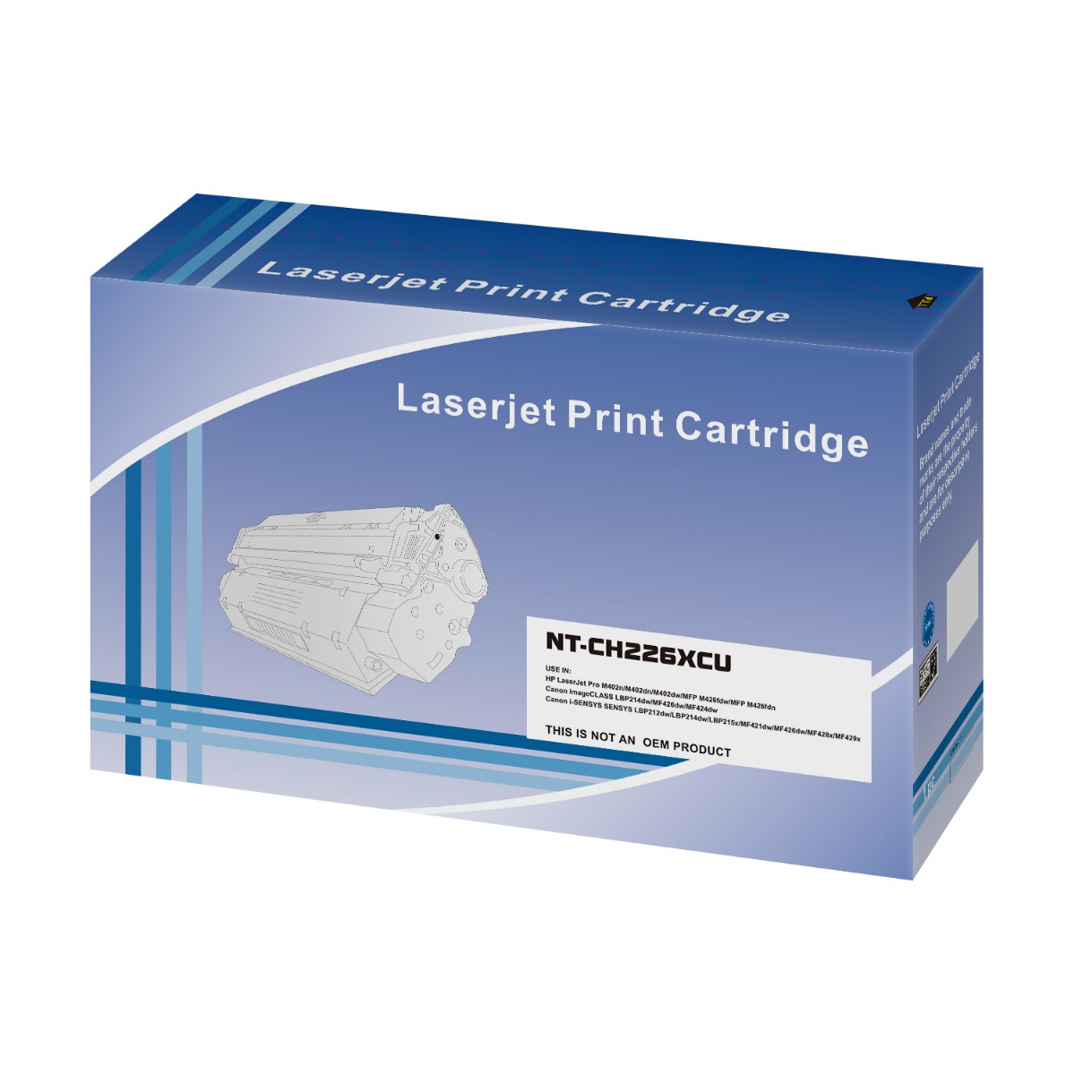 КАСЕТА ЗА HP Laserjet  Pro M402/MFP M426 series - HIGH CAPACITY - /26X/ - Black - CF226X - PN RT-CH226XC - BLUE BOX