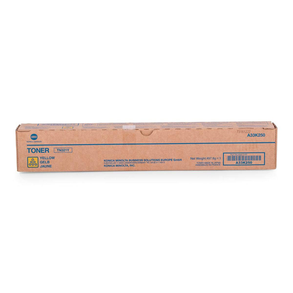 ТОНЕР КАСЕТА ЗА KONICA MINOLTA BIZHUB C224/C284/C364 - Yellow - TN-321YL (TN321YL) - PN A33K25G
