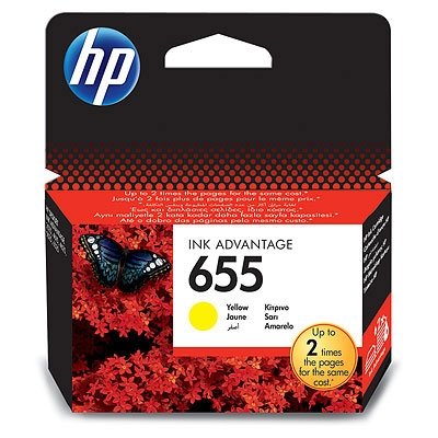 ГЛАВА ЗА HEWLETT PACKARD Deskjet ink advantage 3525/4615/4625/5522/6525 - Yellow - /655/ - PN CZ112AE 
