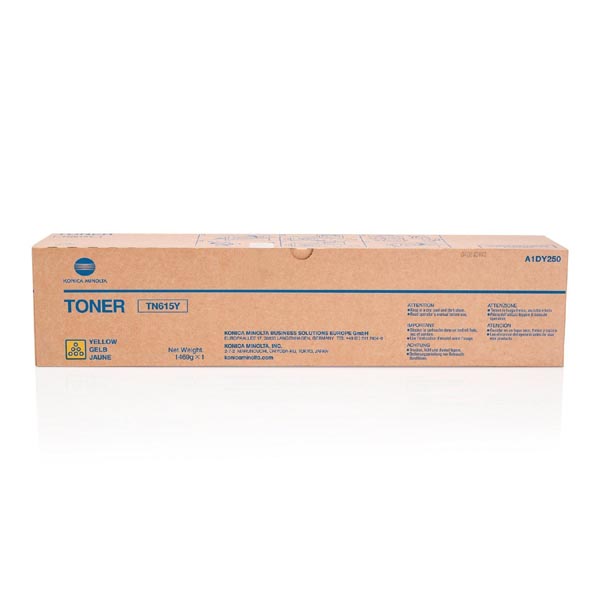 ТОНЕР КАСЕТА ЗА KONICA MINOLTA BIZHUB Press C8000/C8000e Series - Yellow - TN615Y (TN-615Y) - PN A1DY250