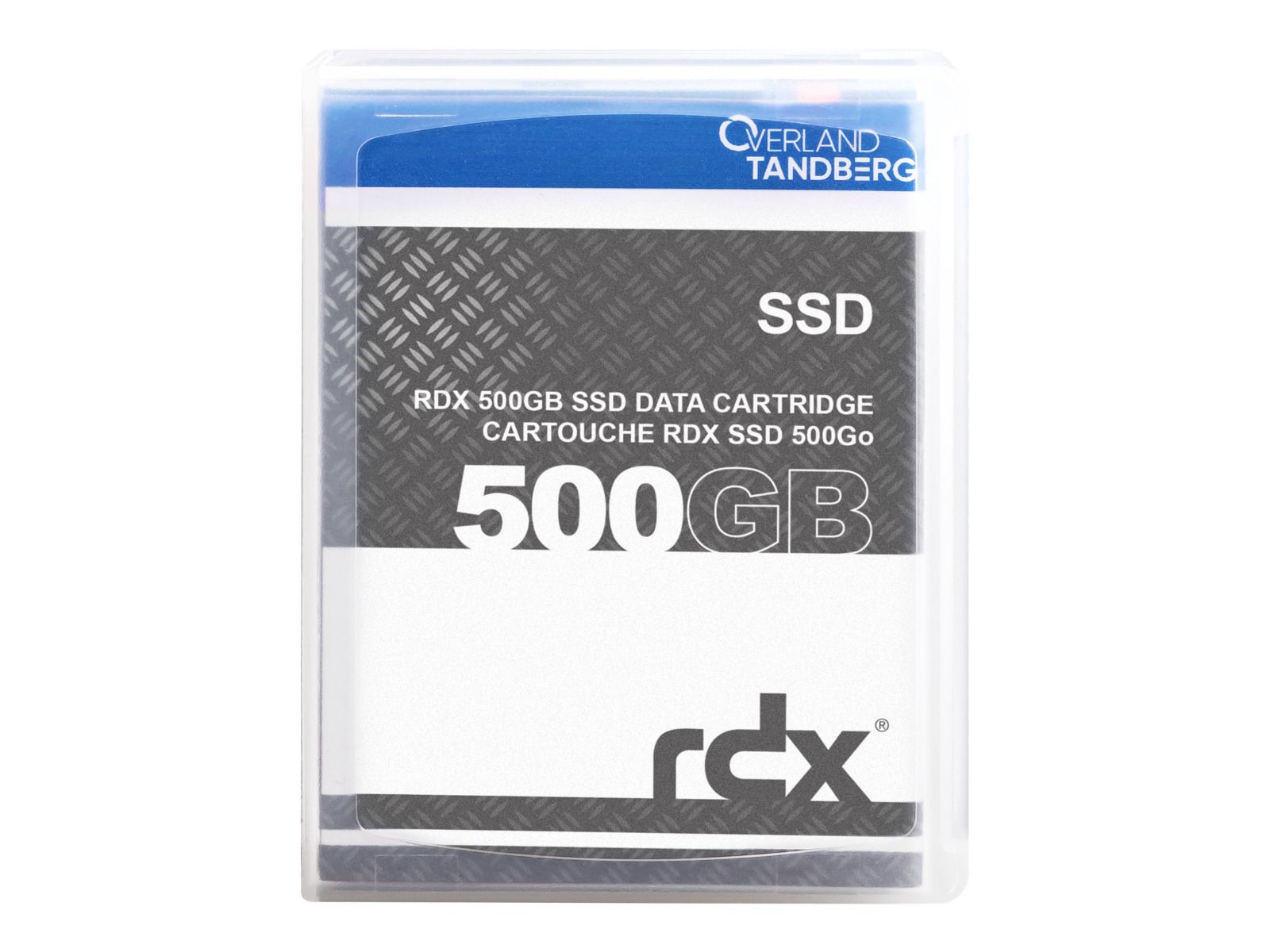 Касета за съхранение RDX SSD Tandberg Data 500GB / 8665-RDX Black/Orange - PN 8665-RDX