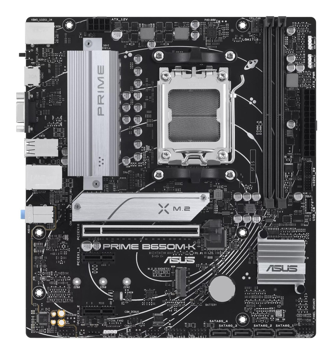 Дънна платка ASUS Mainboard Prime B650M-K - PN 90MB1F60-M0EAY0