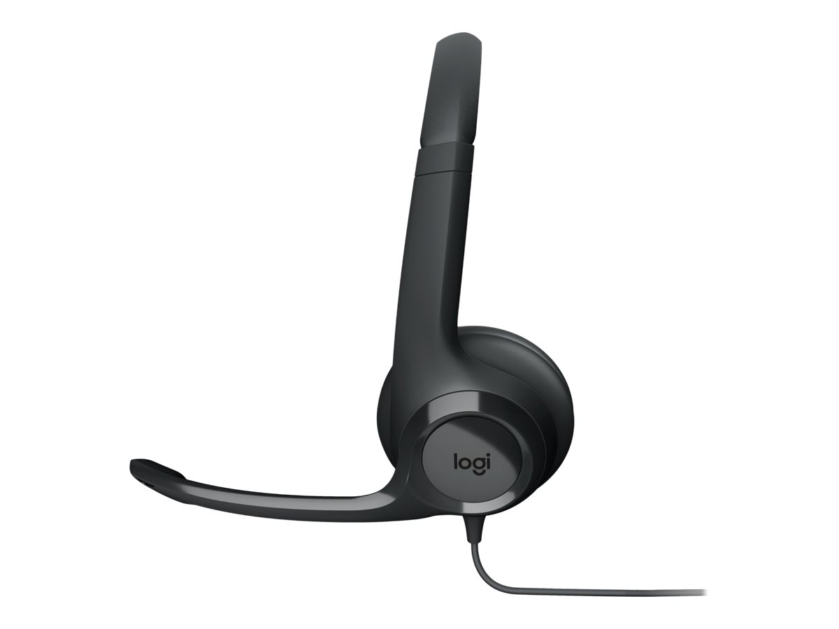 СЛУШАЛКИ LOGITECH H390 - Black - PN 981-000406