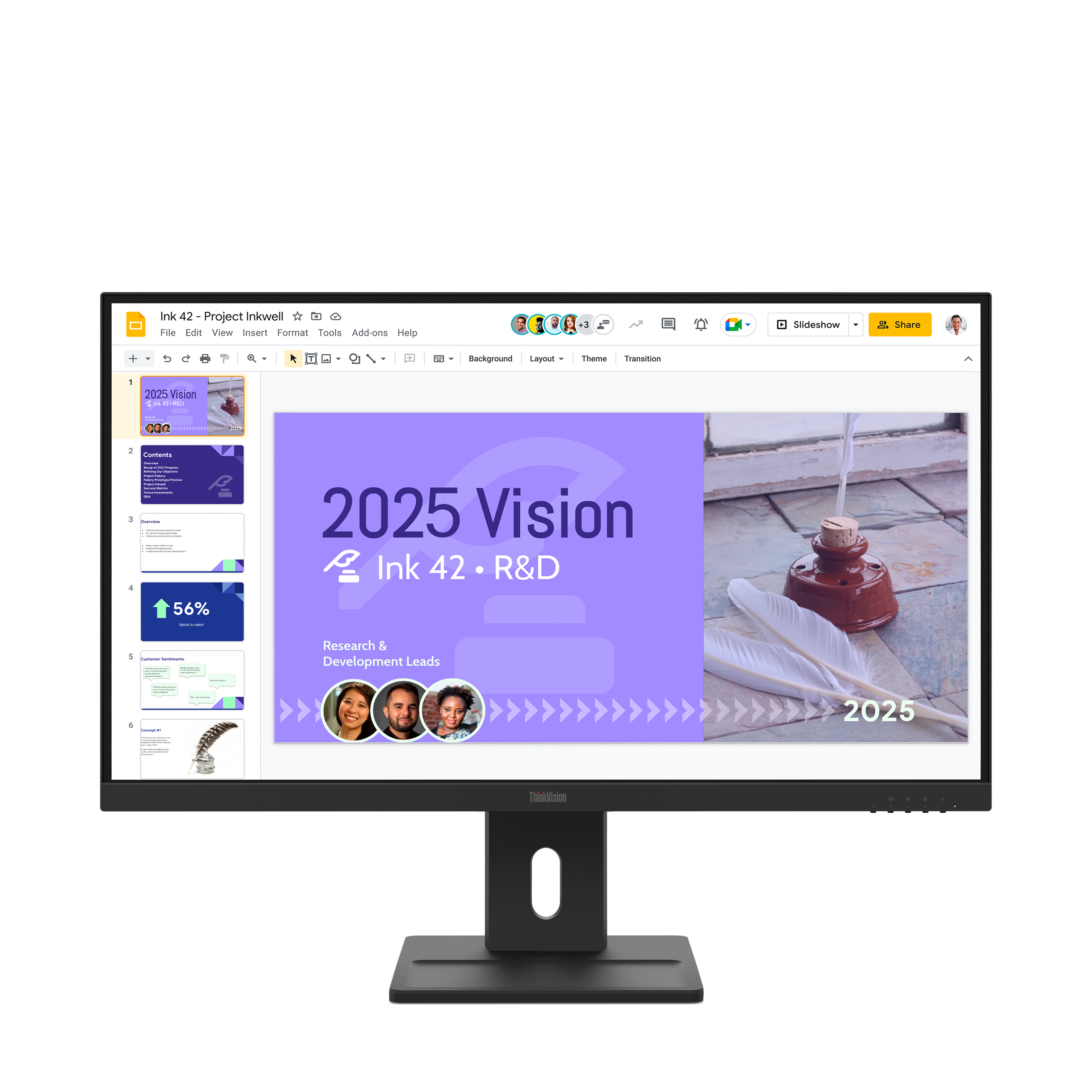 МОНИТОР Lenovo Monitor ThinkVision E27Q-40 / 64BDGAT4EU - Black - (27") - PN 64BDGAT4EU