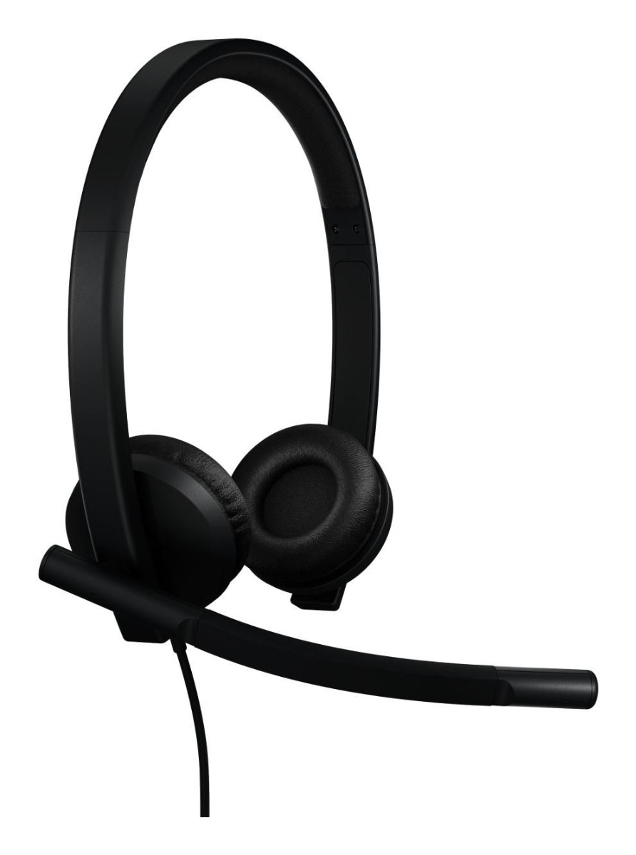 Слушалки Logitech Headset H570e Stereo MS USB-C / 981-001431 Black - PN 981-001431