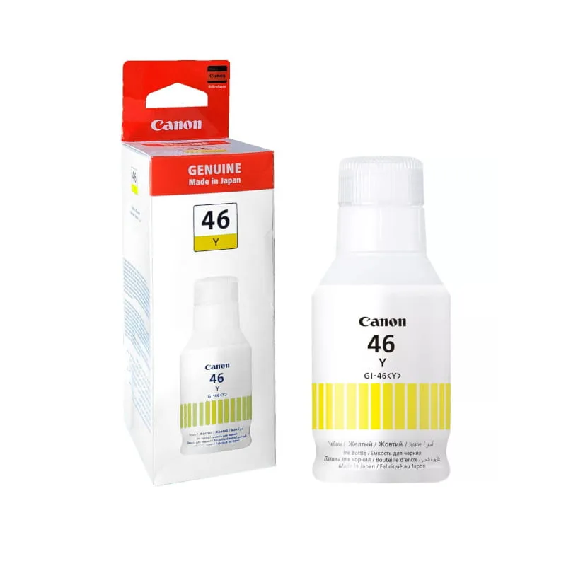 Бутилка мастило за Canon Maxify GX5040/GX6040/GX7040/GX7045 - Ink - GI-46Y / GI46Y - Yellow - PN 4429C001