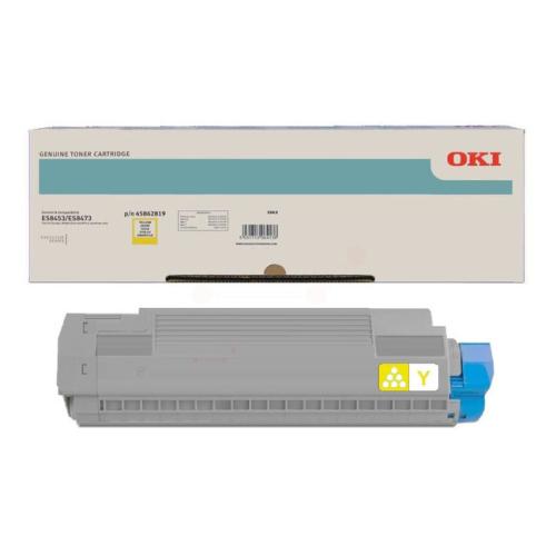 Тонер касета за Oki ES8473/ES8453 Series - Toner - ES8453dn / 45862819 - Yellow - PN 45862819