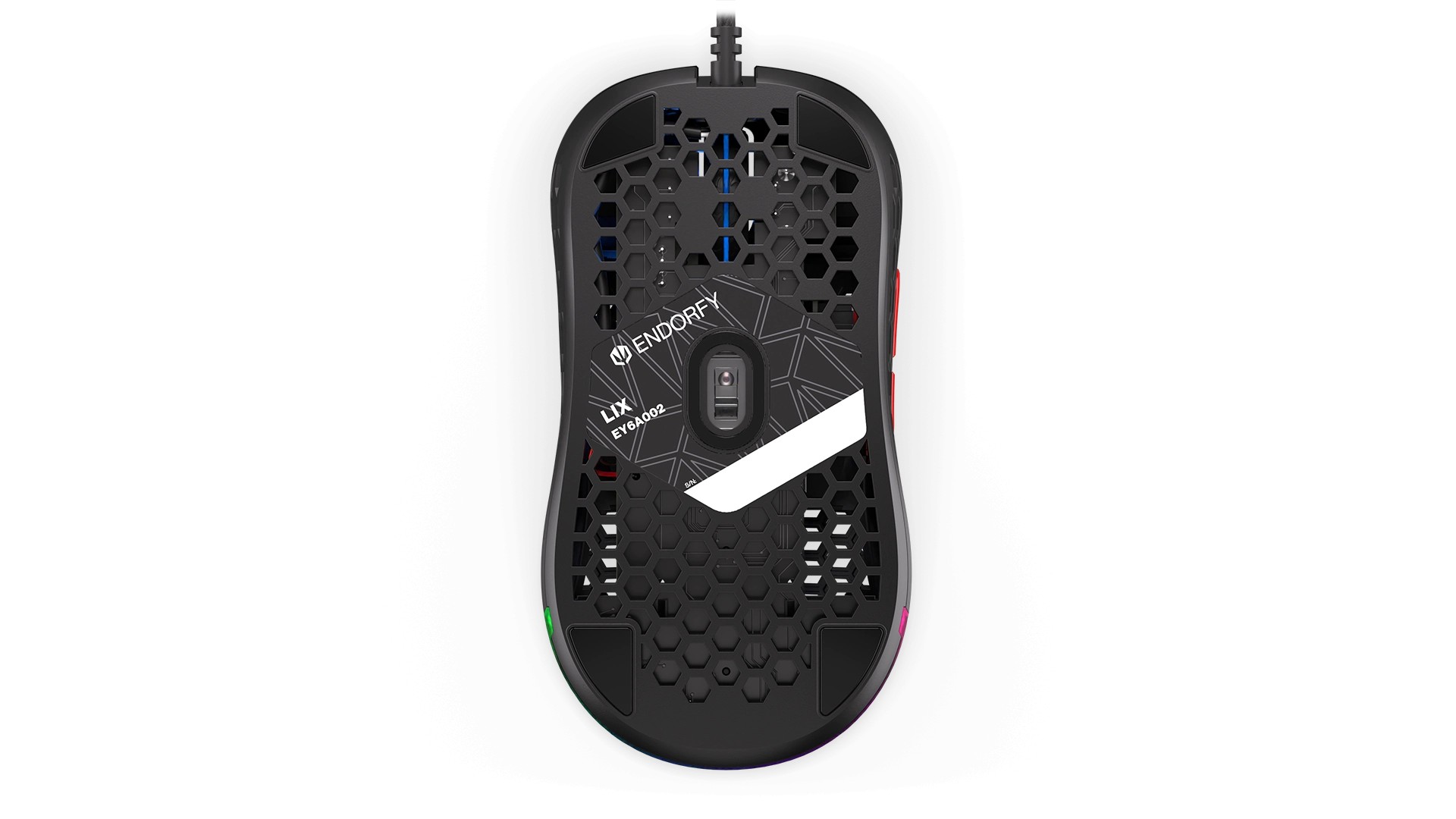 ГЕЙМЪРСКА МИШКА ENDORFY LIX PMW3325 - Оптична / Optical / 6 buttons / USB-C / 8000 dpi - Wireless - Black - PN EY6A002