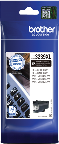 ГЛАВА ЗА BROTHER MFC J6945DW/J6947DW/J5945DW/HL J6000DW/J6100DW - HIGH CAPACITY - Black - PN LC3239XLBK (LC-3239XLBK)