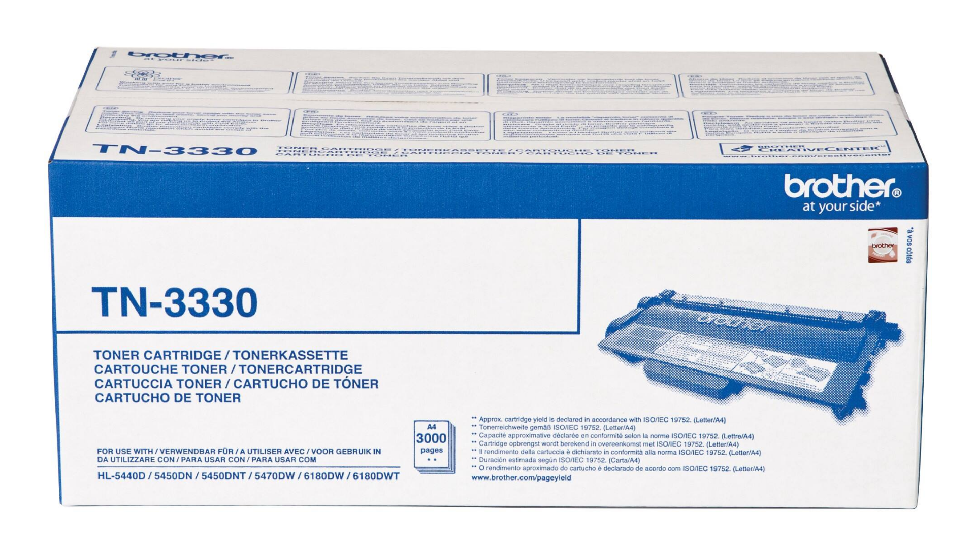 КАСЕТА ЗА BROTHER HL 5440D/5450DN/5470DW/6180DW/DCP 8250DN/MFC 8510DN/8520DN/8950DW - PN TN3330 (TN-3330)