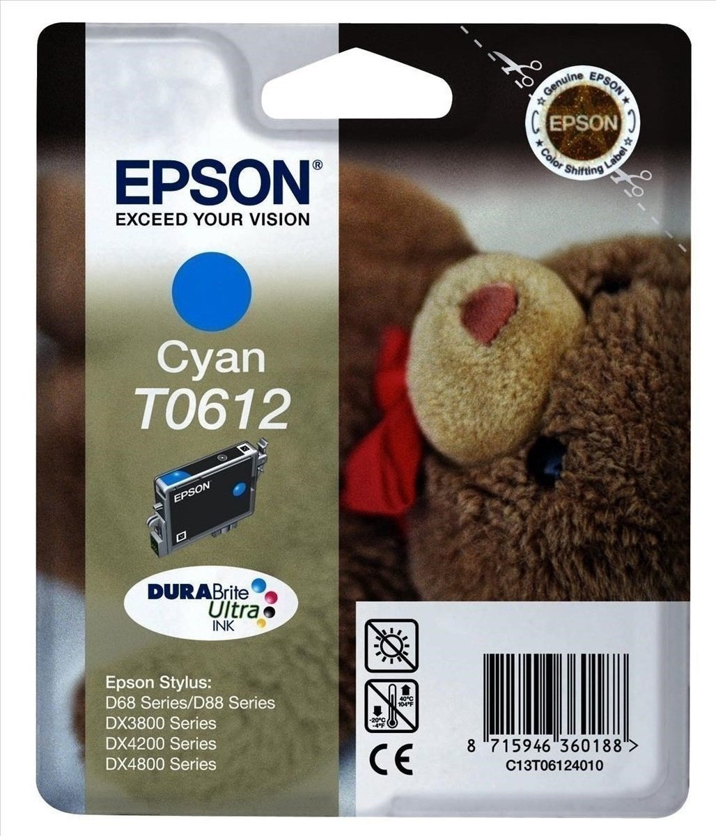 ГЛАВА ЗА EPSON STYLUS D88 Photo Edition/D68Pe/D88PE/DX 4800/4850/4200/3800/3850 - Cyan - PN C13T061240